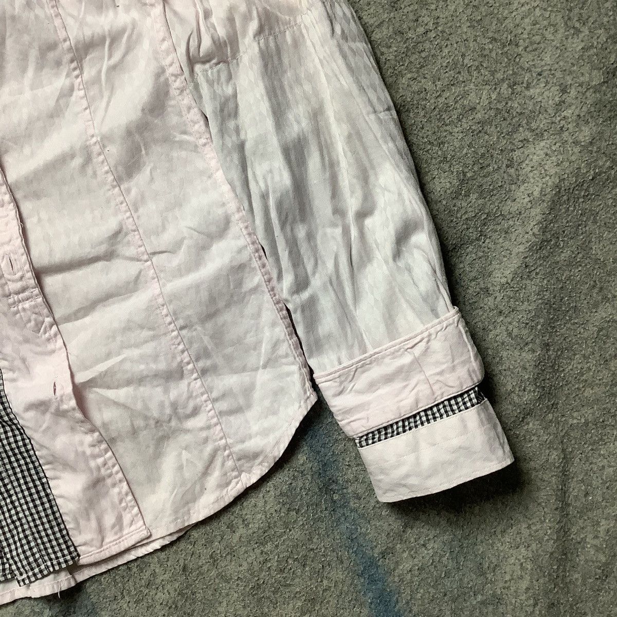 Designer × Japanese Brand × Nicole Club Nicole Club For Men Double Layer Shirt Size US L / EU 52-54 / 3 - 4 Thumbnail