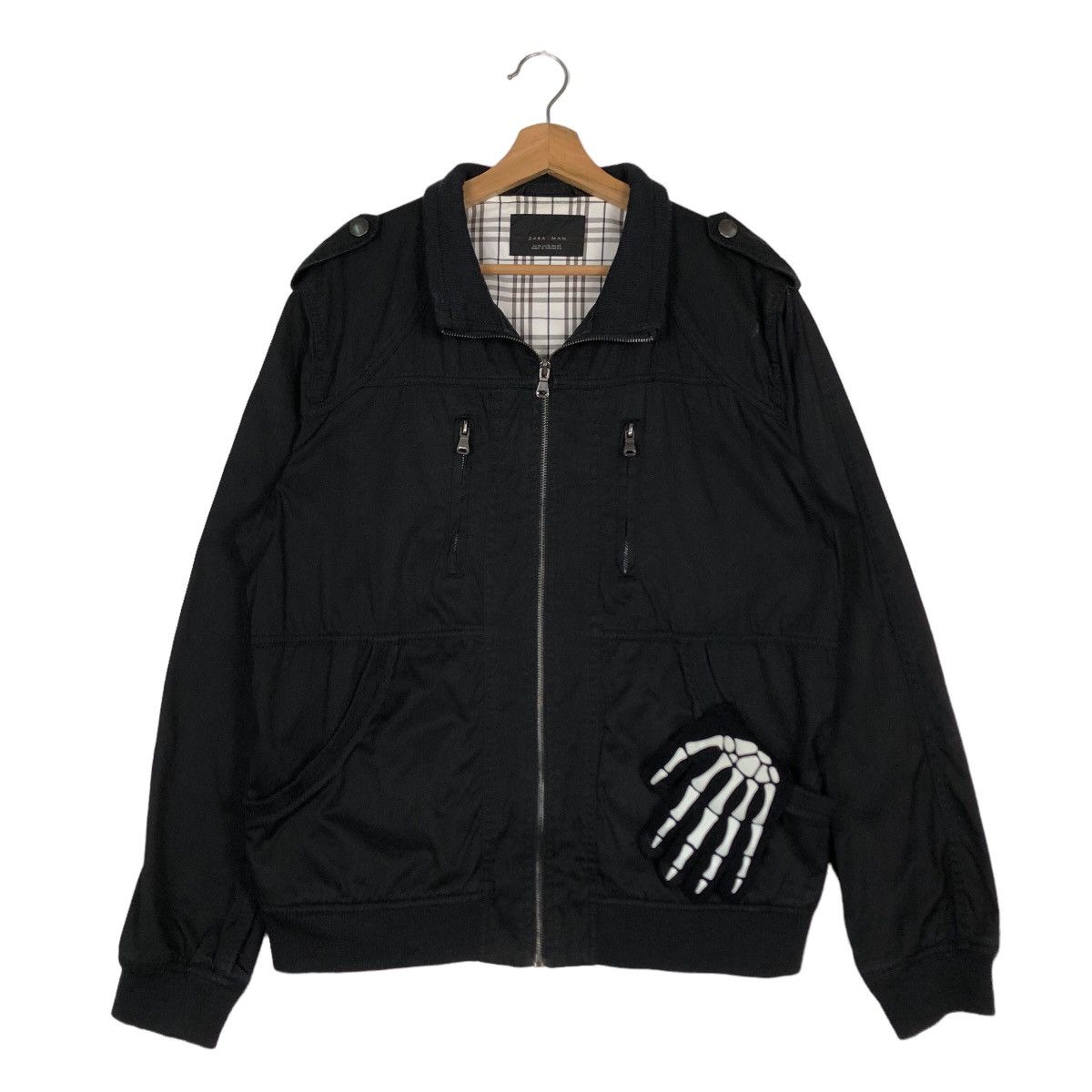 Japanese Brand 🔥Biker Bondage Parachute Jacket Double Breast Zara Man Size US XL / EU 56 / 4 - 2 Thumbnail