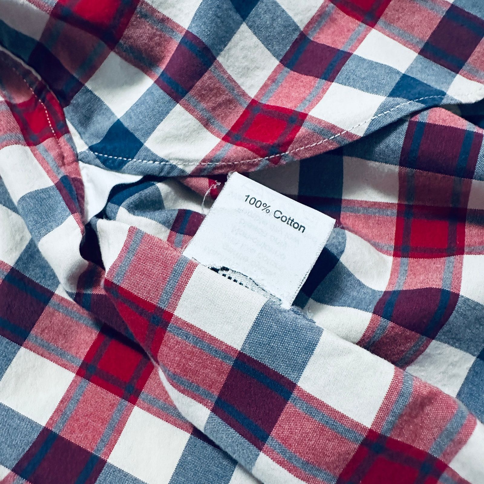 J.Crew J Crew red and blue buffalo check plaid button down Size US M / EU 48-50 / 2 - 6 Thumbnail
