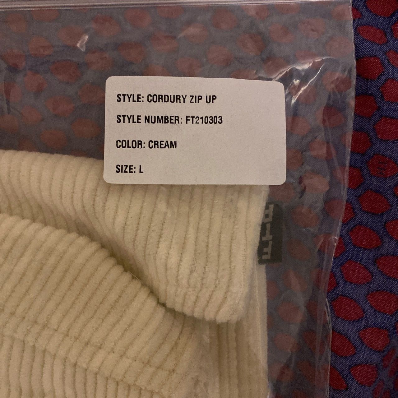 Fuck The Population FTP Cream/Maroon Corduroy Jacket Size US L / EU 52-54 / 3 - 4 Thumbnail