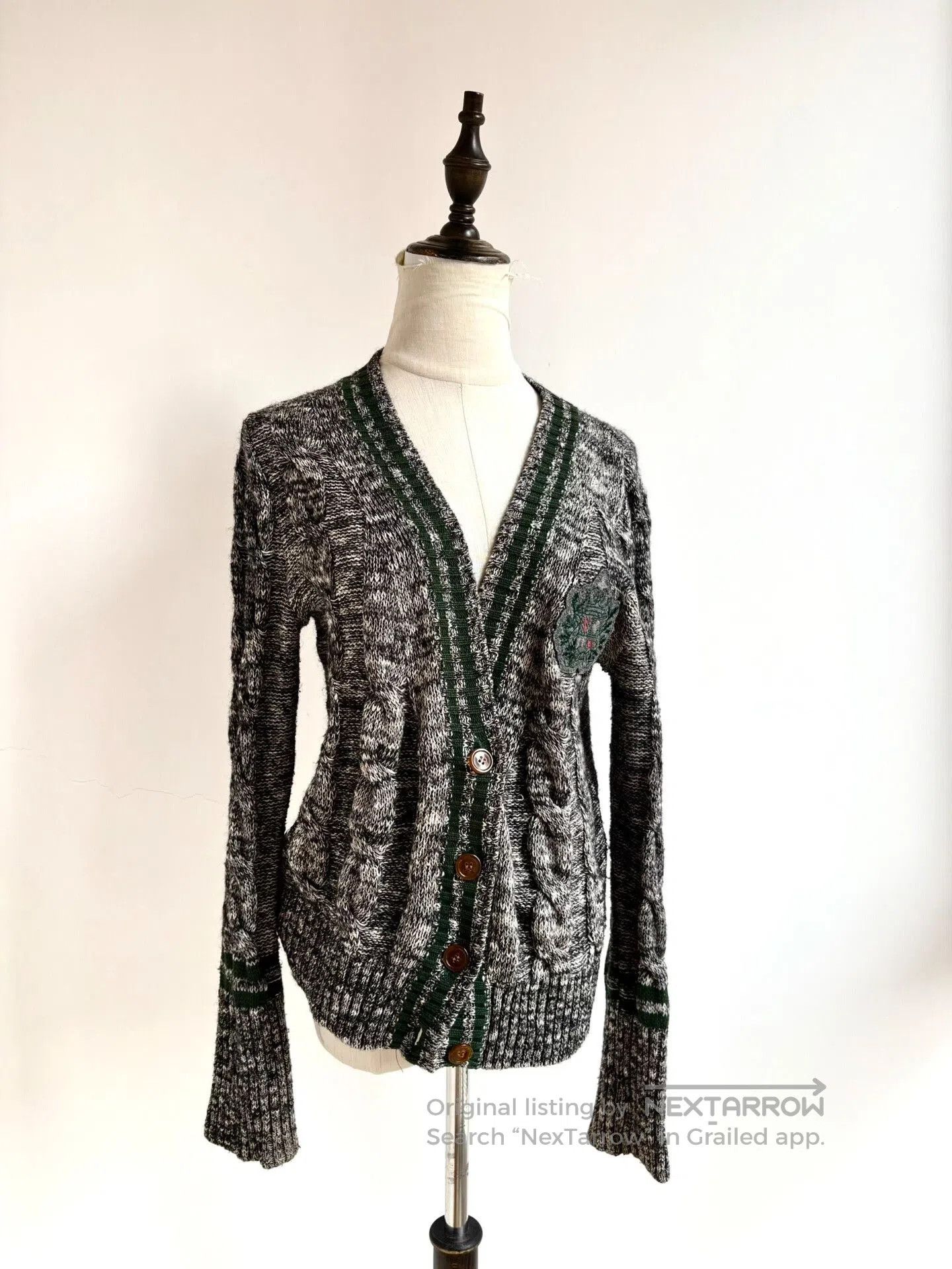 Vivienne Westwood Vivienne Westwood Gray Knitted Cardigan. Size M / US 6-8 / IT 42-44 - 1 Thumbnail