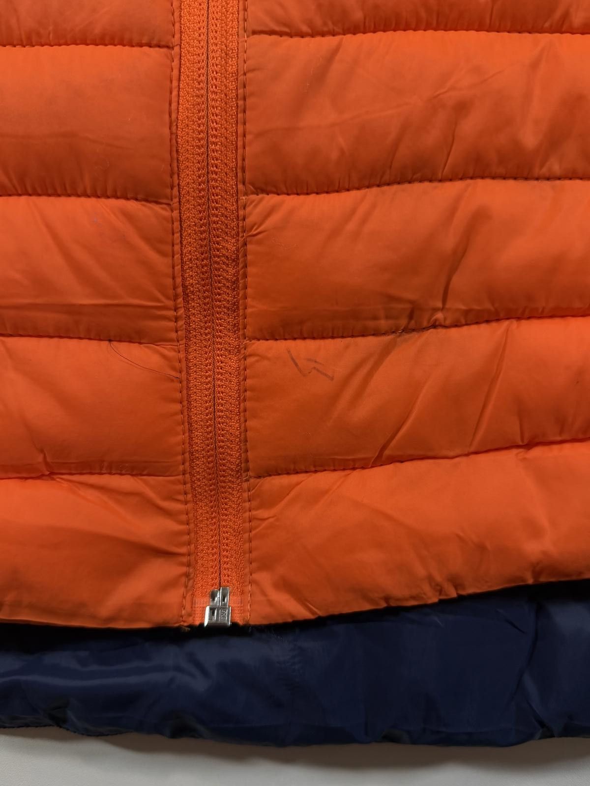Unknown London Orange Puffer Vest with Denver Broncos Logo Size US L / EU 52-54 / 3 - 5 Thumbnail
