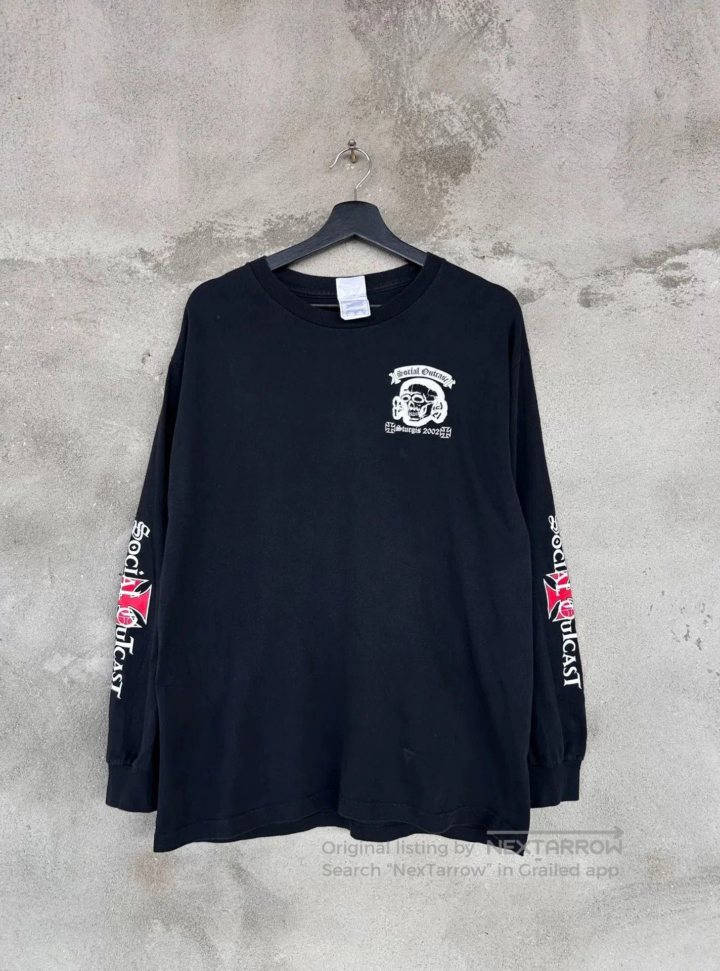 Vintage Vintage Social Outcast 2002 Sturgis Longsleeve T. Size US M / EU 48-50 / 2 - 2 Thumbnail