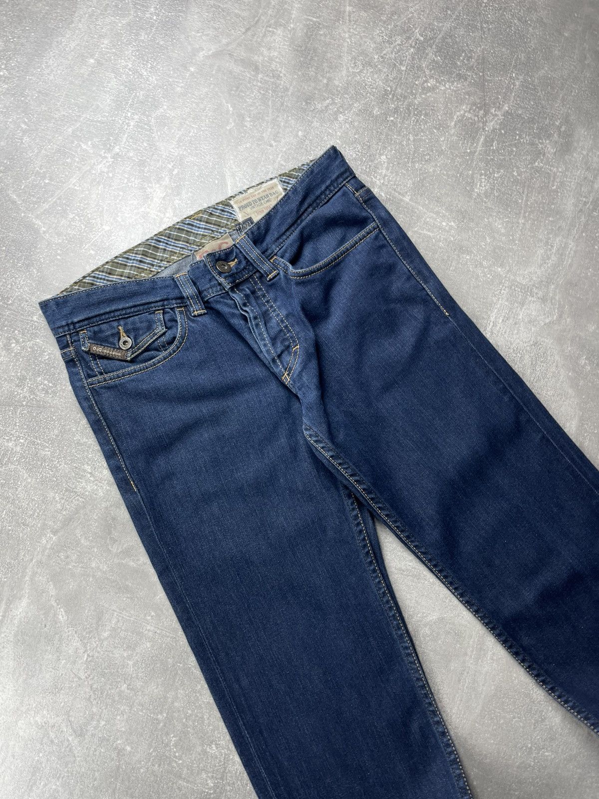 Dolce & Gabbana Dolce & Gabbana D&G Power Straight Slim Denim Jeans Vintage Size US 31 - 8 Thumbnail