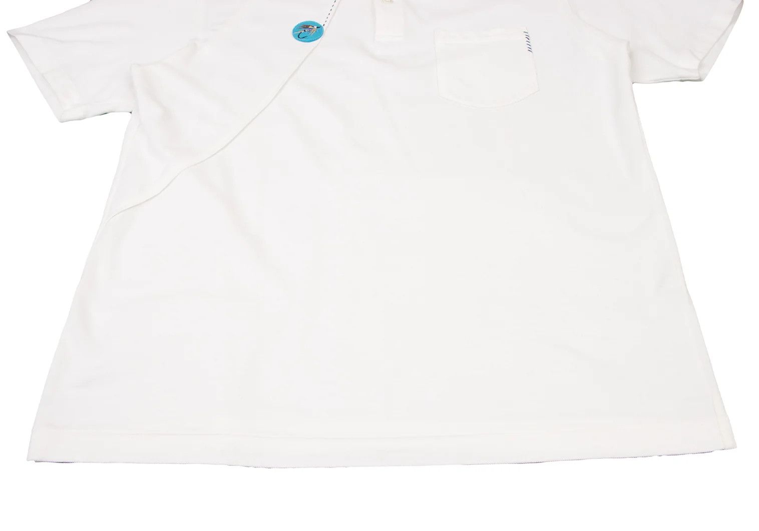 Issey Miyake Contrast Patchwork Polo Shirt in White Size US XL / EU 56 / 4 - 8 Thumbnail