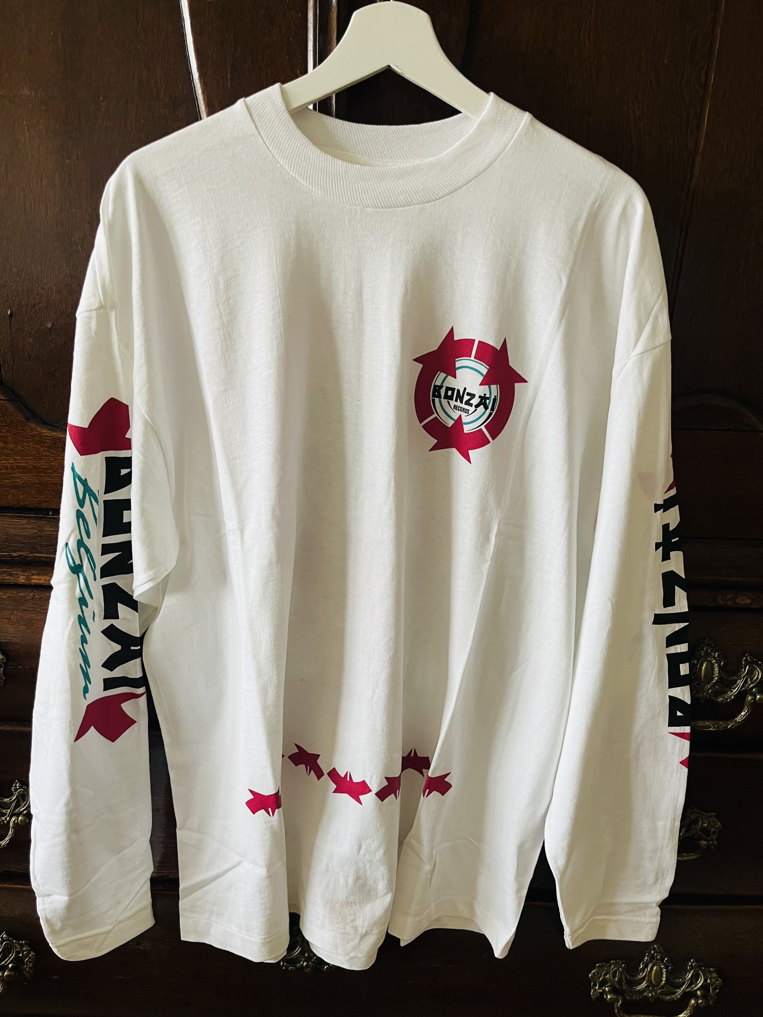 Other original RARE VINTAGE BONZAI RECORDS LONGSLEEVE (1990s) Size US XL / EU 56 / 4 - 9 Thumbnail