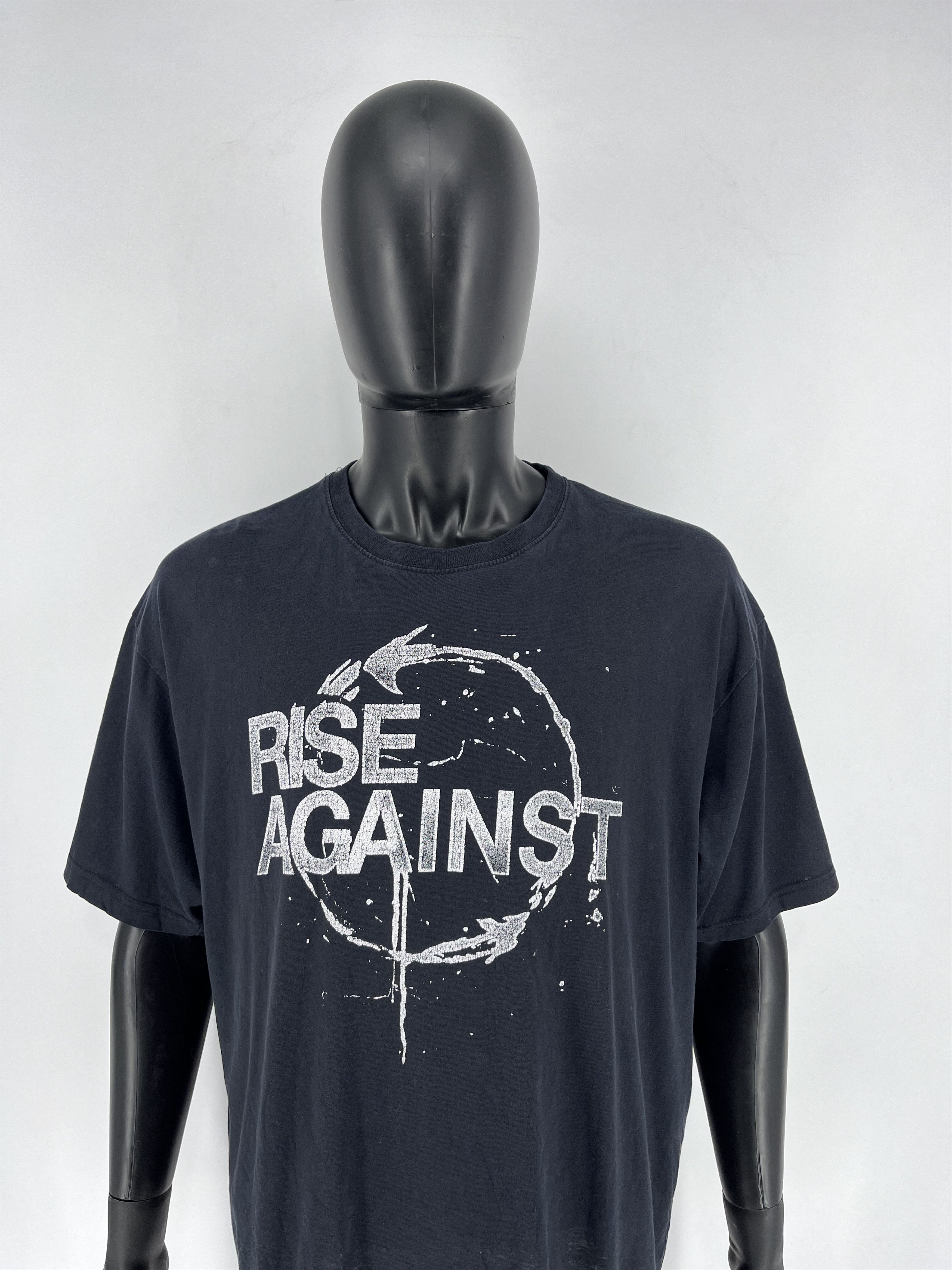 Band Tees × Vintage Rise Against Tour T Shirt Men’s Size S Rock Band Black Size US XXL / EU 58 / 5 - 1 Thumbnail