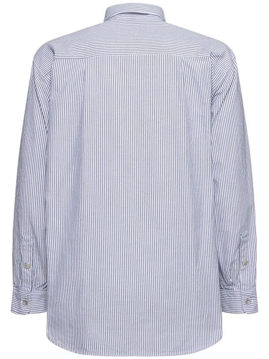 Stone Island o1lsvrm0425 Marina Striped Shirt in Blue Size US M / EU 48-50 / 2 - 2 Thumbnail
