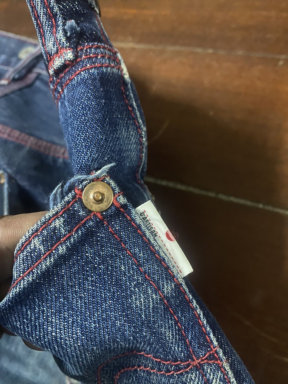 Studio D'Artisan studio d'artisan 480 tokushima denim selvedge distressed Size US 30 / EU 46 - 14 Thumbnail