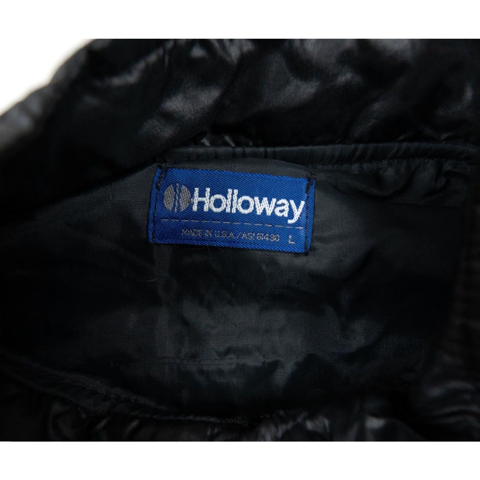 Holloway VINTAGE Holloway Indy Race Car Windbreaker Jacket Black Adult Large 80s 90s Mens Size US L / EU 52-54 / 3 - 7 Thumbnail
