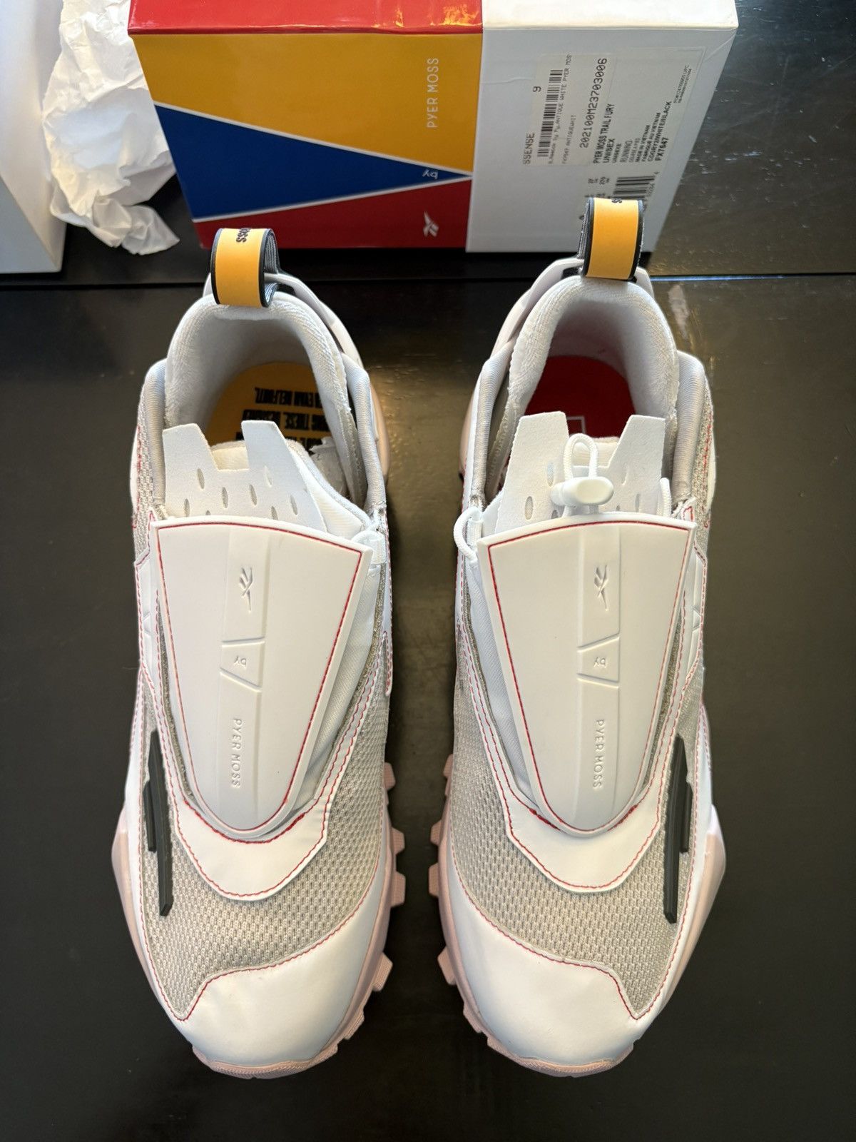 Pyer Moss × Reebok Pyer Moss x Reebok Experiment 4 Trail Fury Ash Lily Size US 9 / EU 42 - 3 Thumbnail
