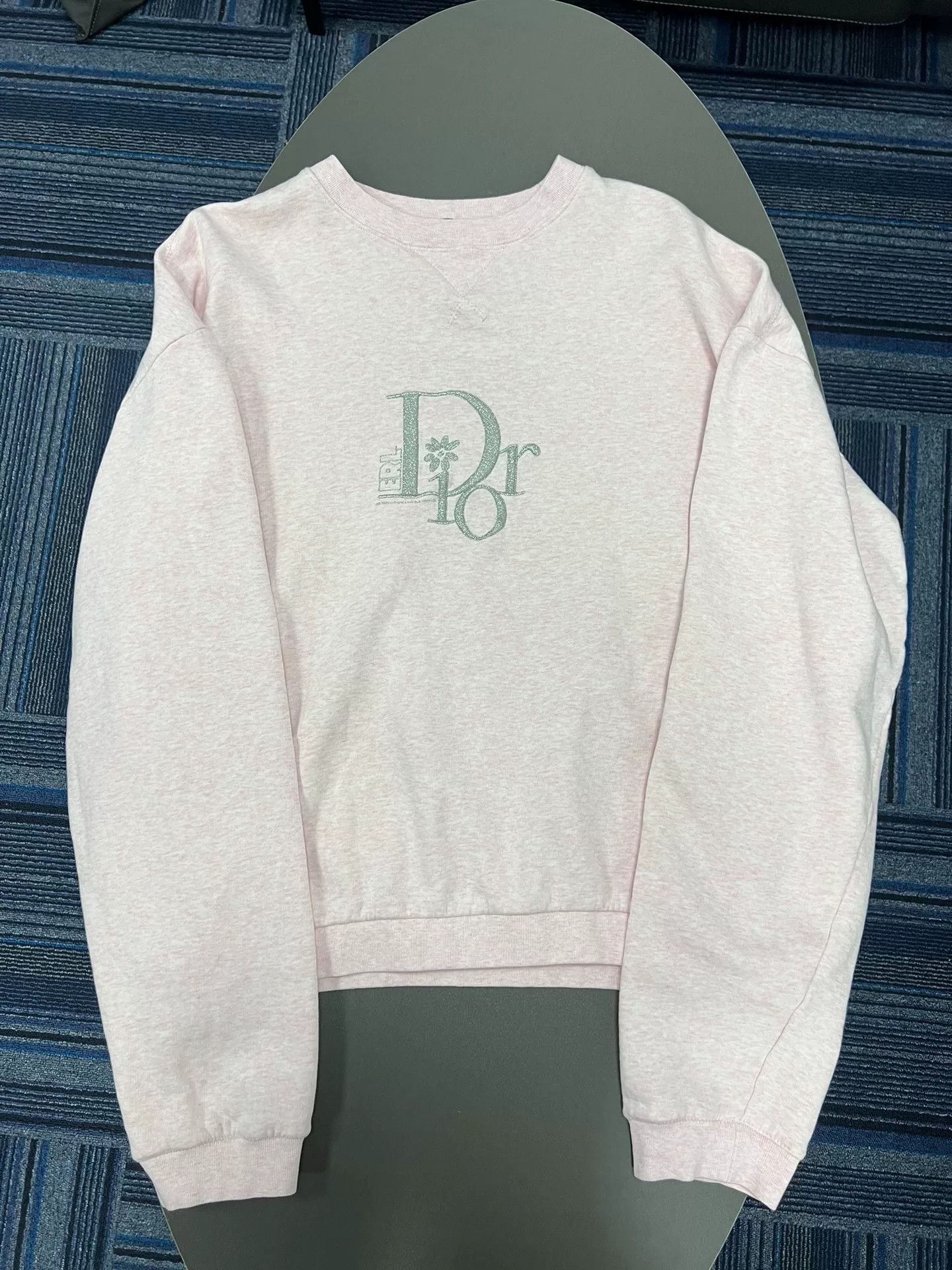 Dior Dior Logo Embroidered Pink Sweatshirt Size XL / US 12-14 / IT 48-50 - 1 Thumbnail