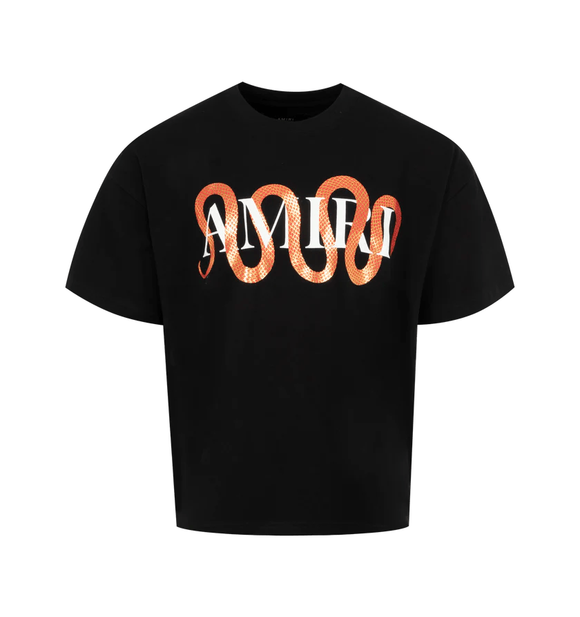 Amiri o1h1sh10525 Snake T-Shirt in Black Size US XXL / EU 58 / 5 - 1 Thumbnail