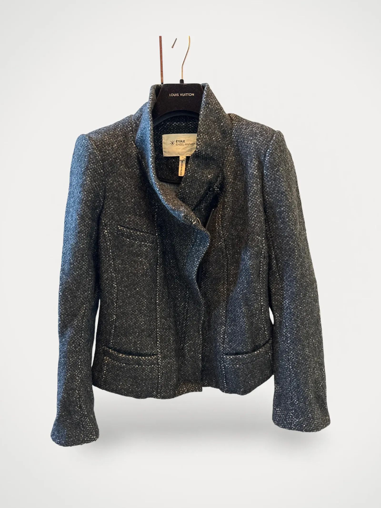 Isabel Marant Isabel Marant Etoile Tweed jacka Blazer Size S / US 4 / IT 40 - 1 Thumbnail