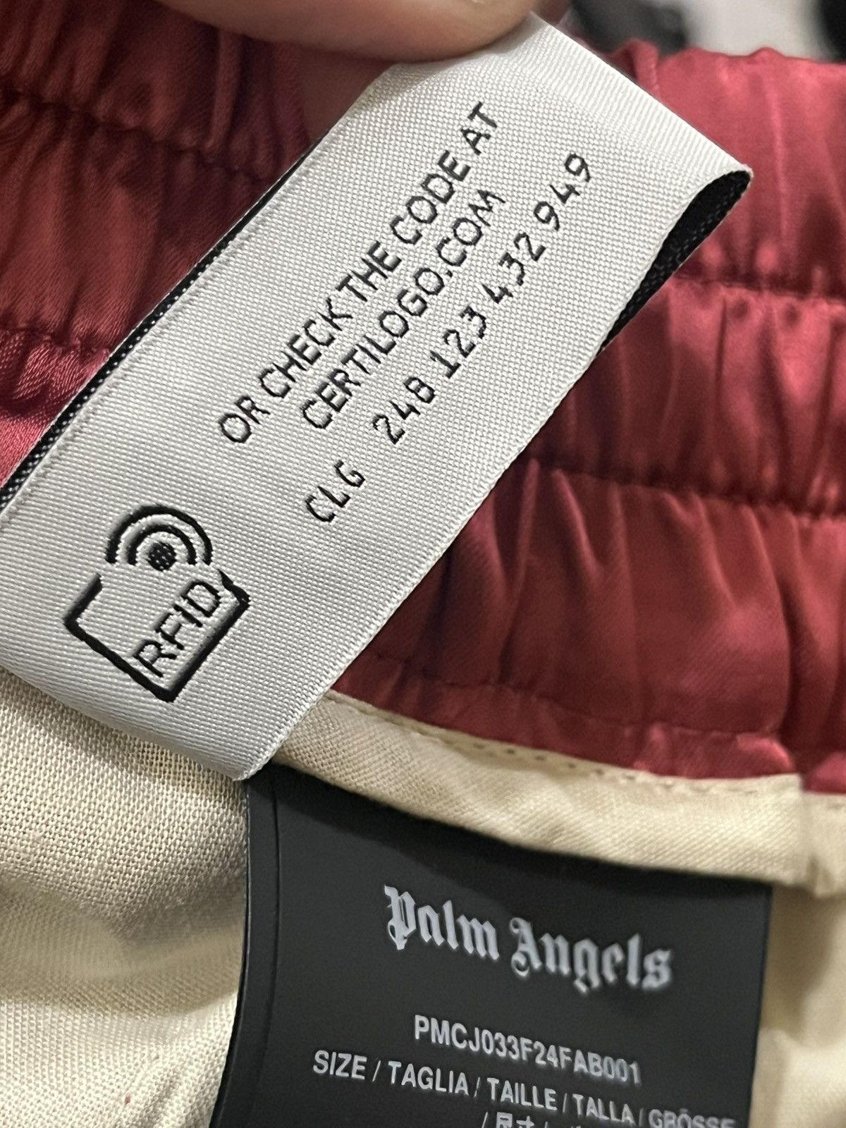 Palm Angels Palm Angels Logo Embroidered Loose Fit Track Pants XL Size US 36 / EU 52 - 10 Thumbnail