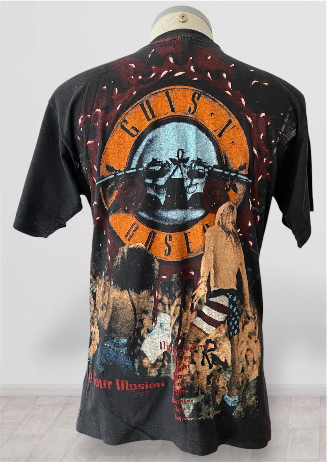 Vintage Vintage Guns N Roses Use Your Illusion Tour Empire Bootleg Size US XL / EU 56 / 4 - 5 Thumbnail