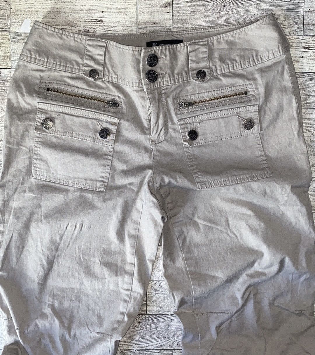 Vintage INC International, Adjustable, Pocket Capri, Cargo Pants Size 27" / US 4 / IT 40 - 5 Thumbnail