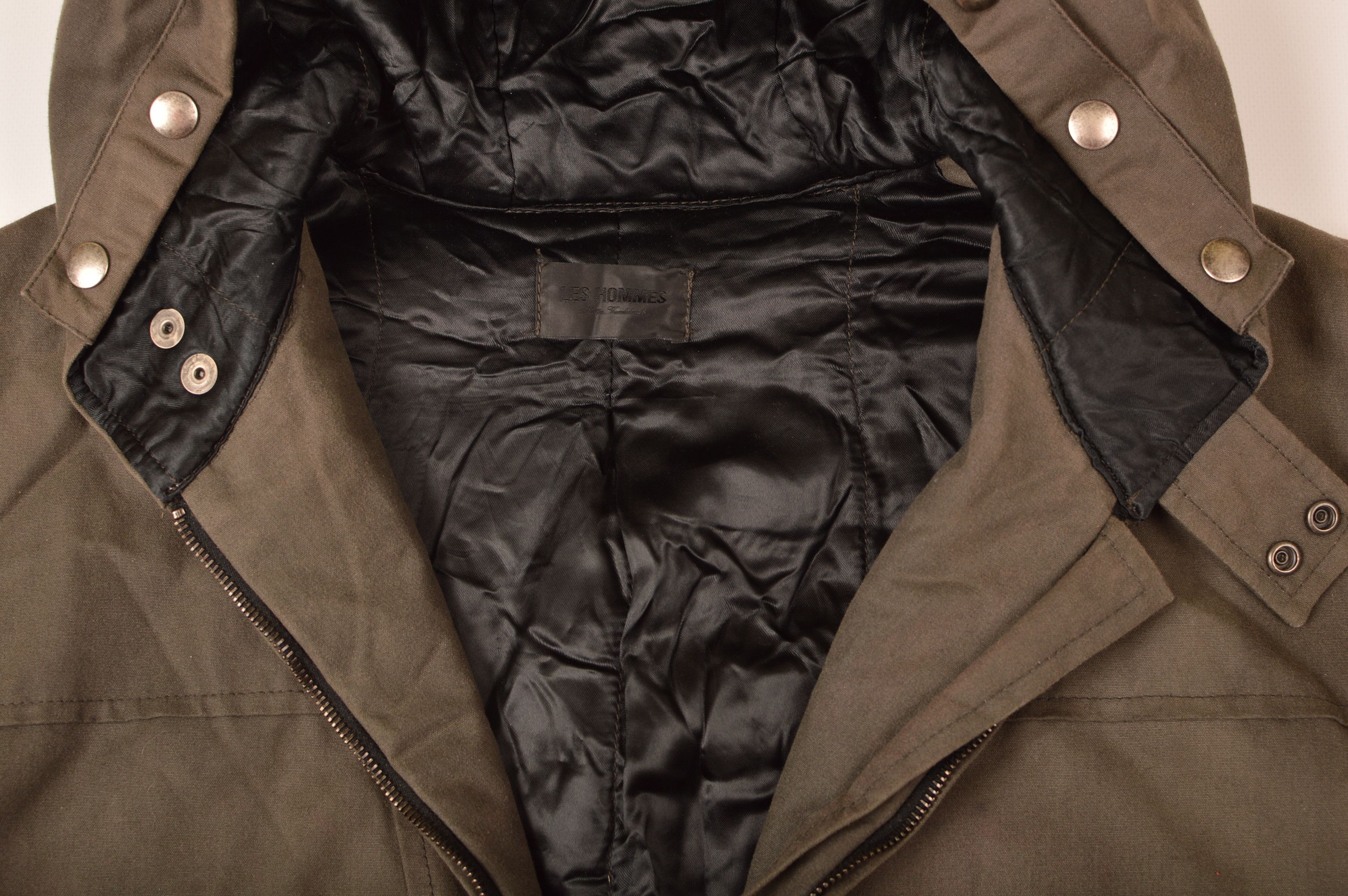 Les Hommes Les Hommes Wax Cotton Anorak Bomber Jacket Size US L / EU 52-54 / 3 - 5 Thumbnail