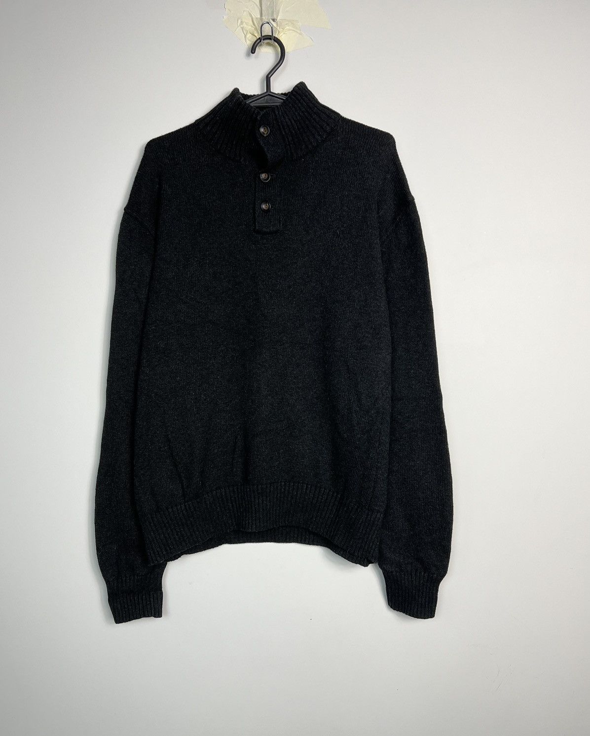 Polo Ralph Lauren × Ralph Lauren Sweater Polo Ralph Lauren black pony new collection Size US XL / EU 56 / 4 - 2 Thumbnail