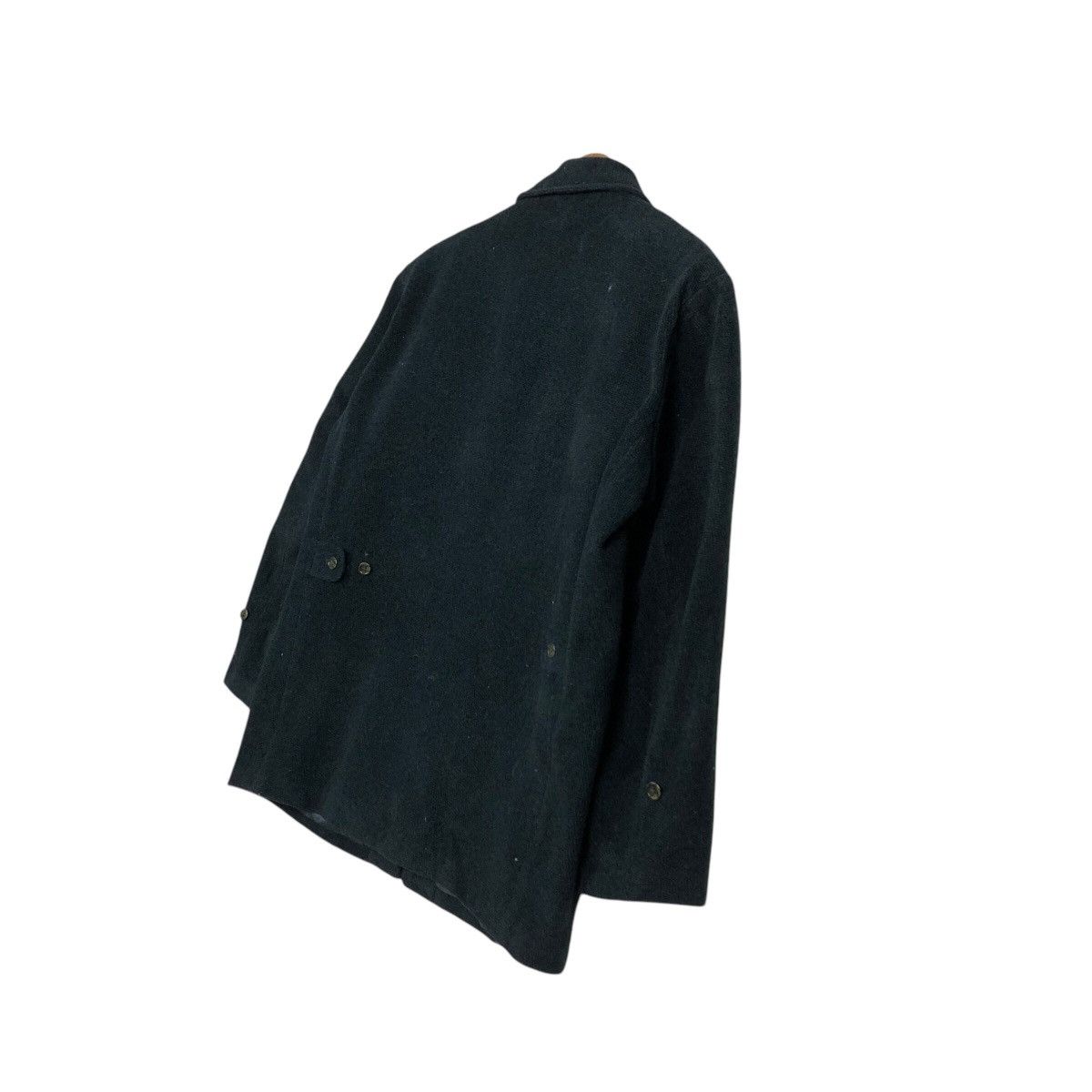 Japanese Brand 📌Rich Black Vintage Wool Jacket Mitsukoshi Issey Miyake Size US M / EU 48-50 / 2 - 11 Thumbnail