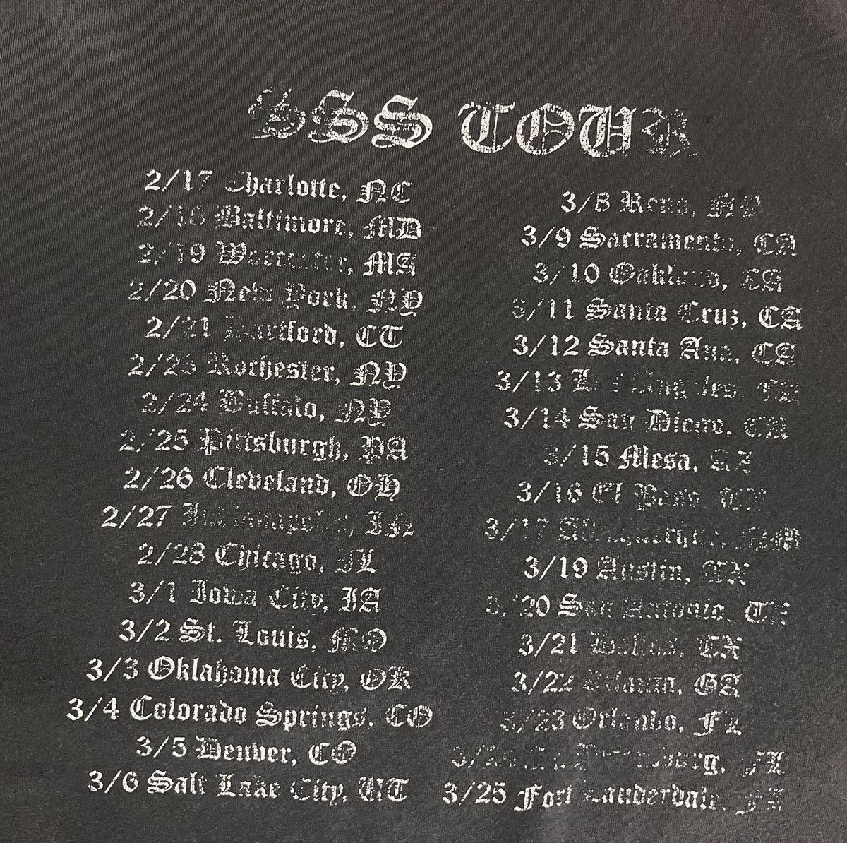 G59 Records $uicideboy$ SOUTH SIDE SUICIDE tour tee SUPER RARE beauty Size US L / EU 52-54 / 3 - 17 Thumbnail