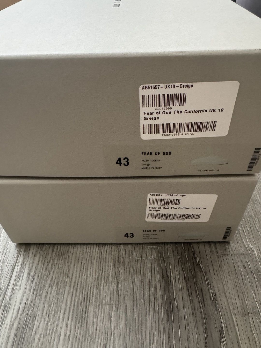 Fear of God Fear Of God The California 1.0 Greige US 11 / FOG 43 Size US 11 / EU 44 - 4 Thumbnail