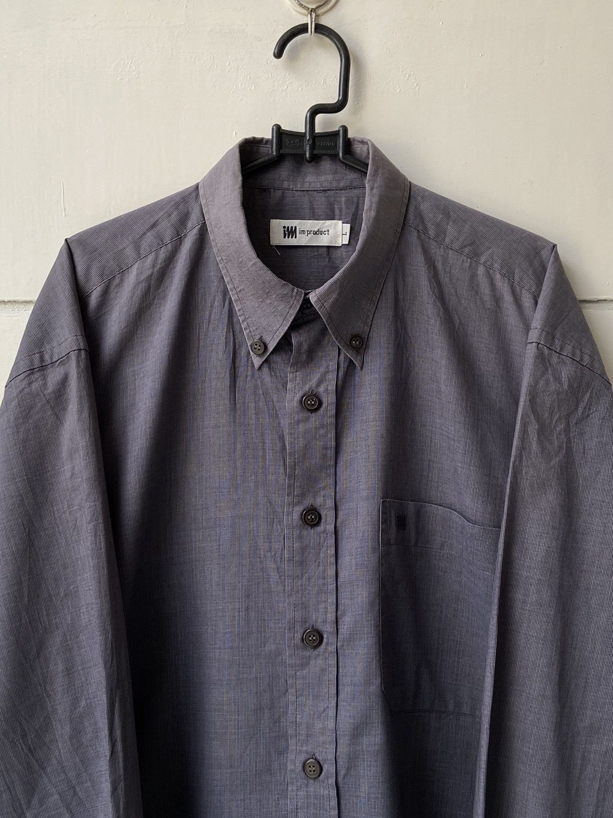 Issey Miyake Issey Miyake IM Product Grey Shirt Size US L / EU 52-54 / 3 - 9 Thumbnail