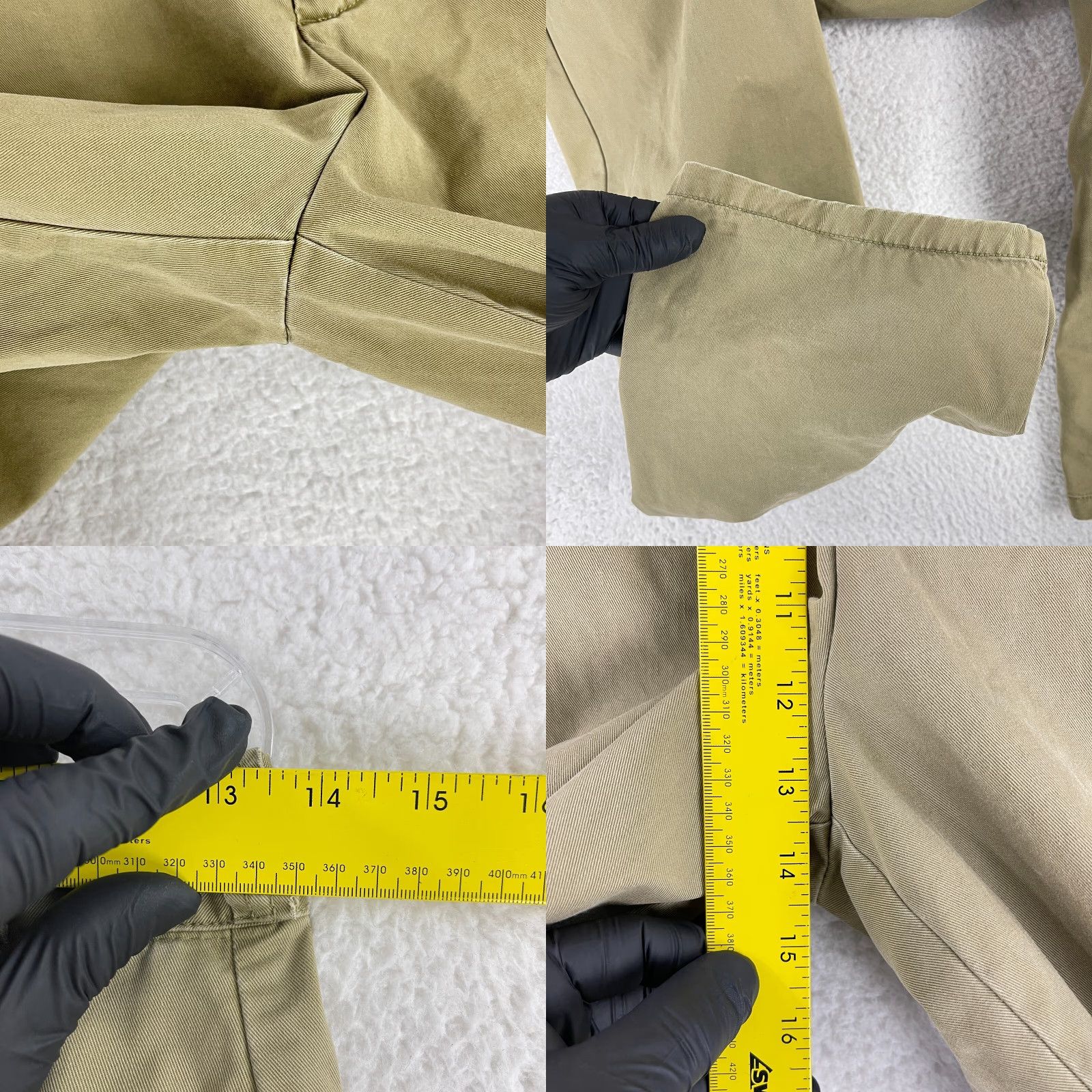 Urban Outfitters BDG Urban Outfitters Brown Khaki Chino Wide Leg High-Rise Pants Womens Size 4 Size 27" / US 4 / IT 40 - 8 Thumbnail