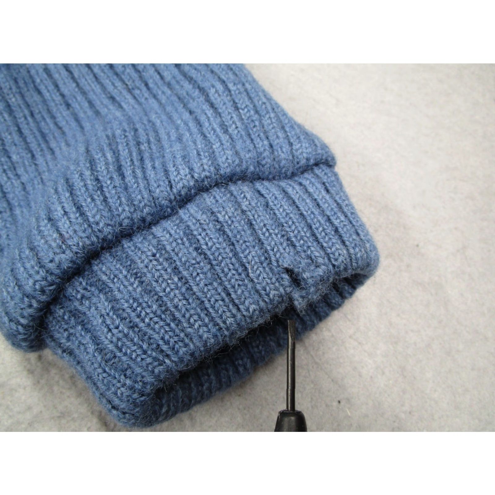 Vintage VINTAGE Woolrich Jacket Womens M Blue Haze Heather Full Zip Knit Wool 100% Short Hip-Length Casual Travel Outdoor Mens Womens Size M / US 6-8 / IT 42-44 - 6 Thumbnail