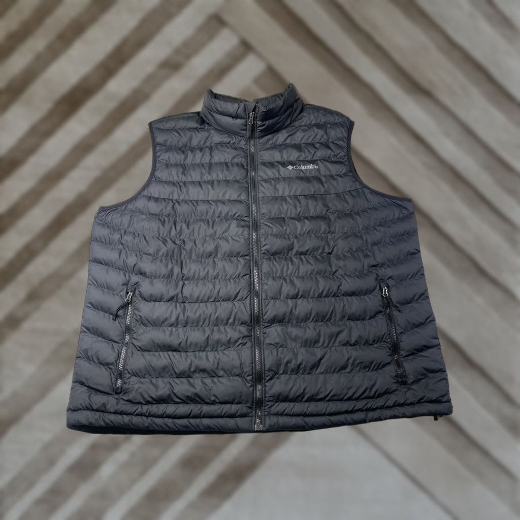 Vintage Columbia Vest Mens 2XL Black Puffer Full Zip Omni Heat Jacket Size US XXL / EU 58 / 5 - 1 Thumbnail