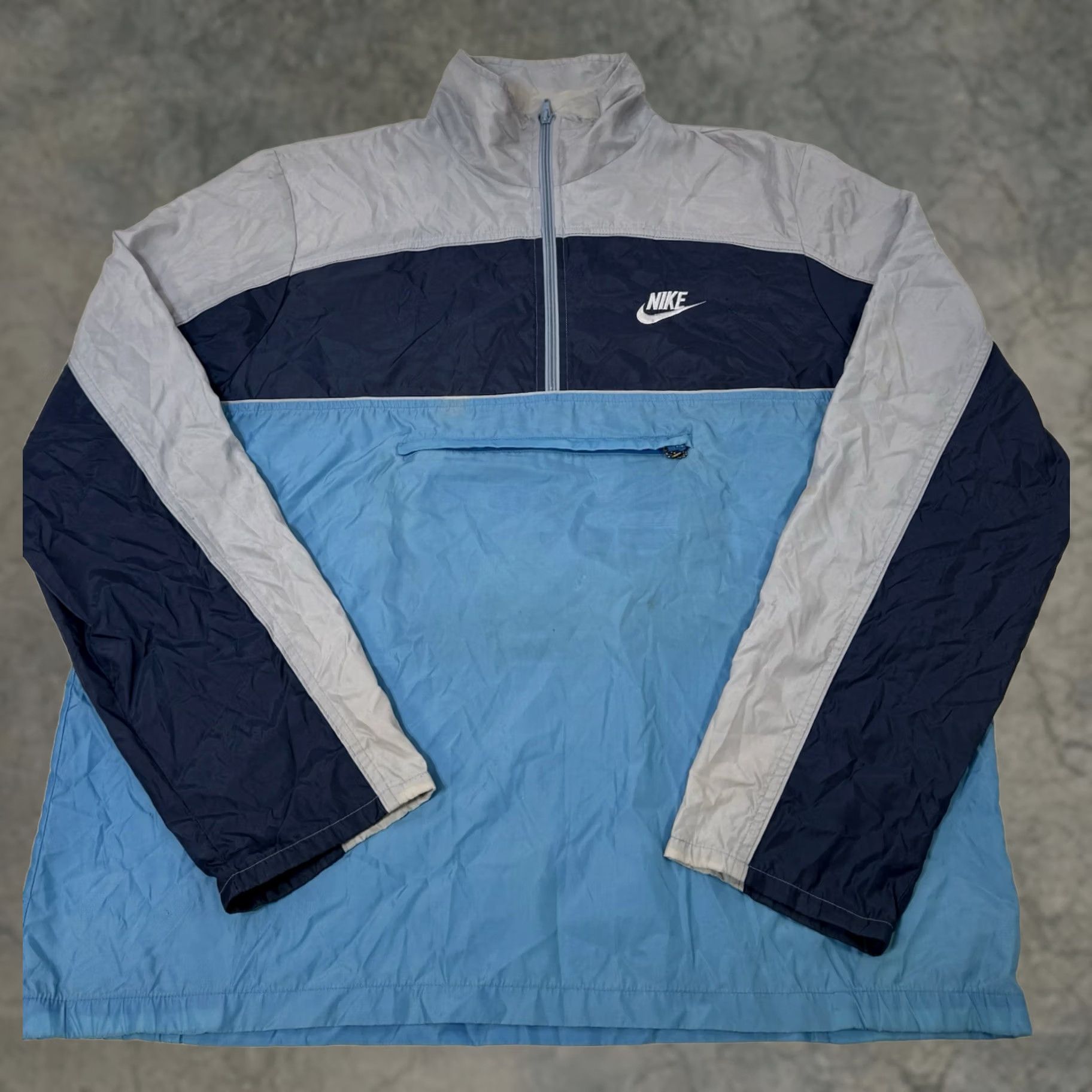 Nike × Stussy × Vintage Stussy x Nike Vintage Windrunner 1/3 zip