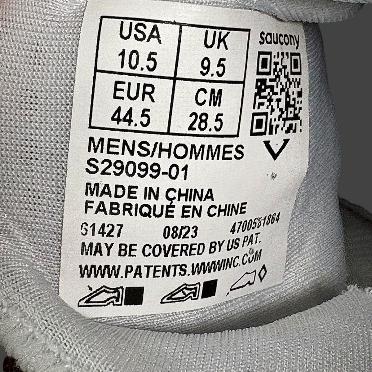 Saucony Saucony Men’s Velocity MP White Track Running Shoes Sz 10.5 Size US 10.5 / EU 43-44 - 8 Thumbnail