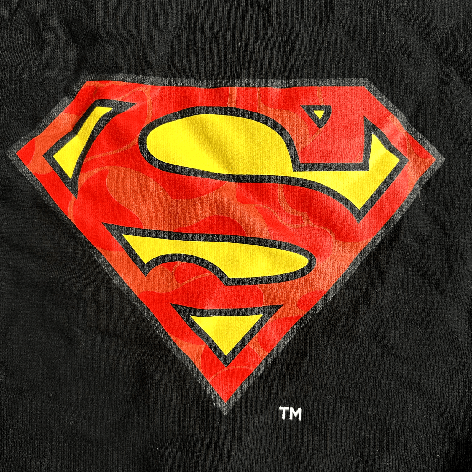 Bape BAPE x DC Superman Crewneck Black Size Medium Size US M / EU 48-50 / 2 - 2 Thumbnail