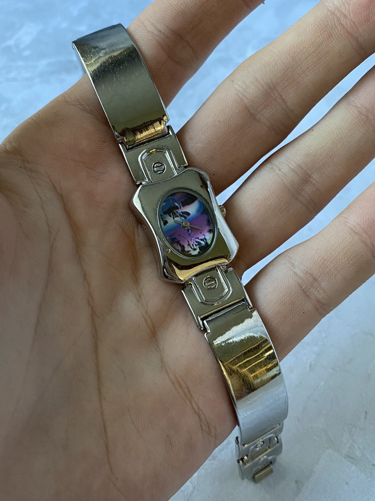 Jewelry × Vintage Vintage Bracelet Watch with Vibrant Dial Size ONE SIZE - 6 Thumbnail