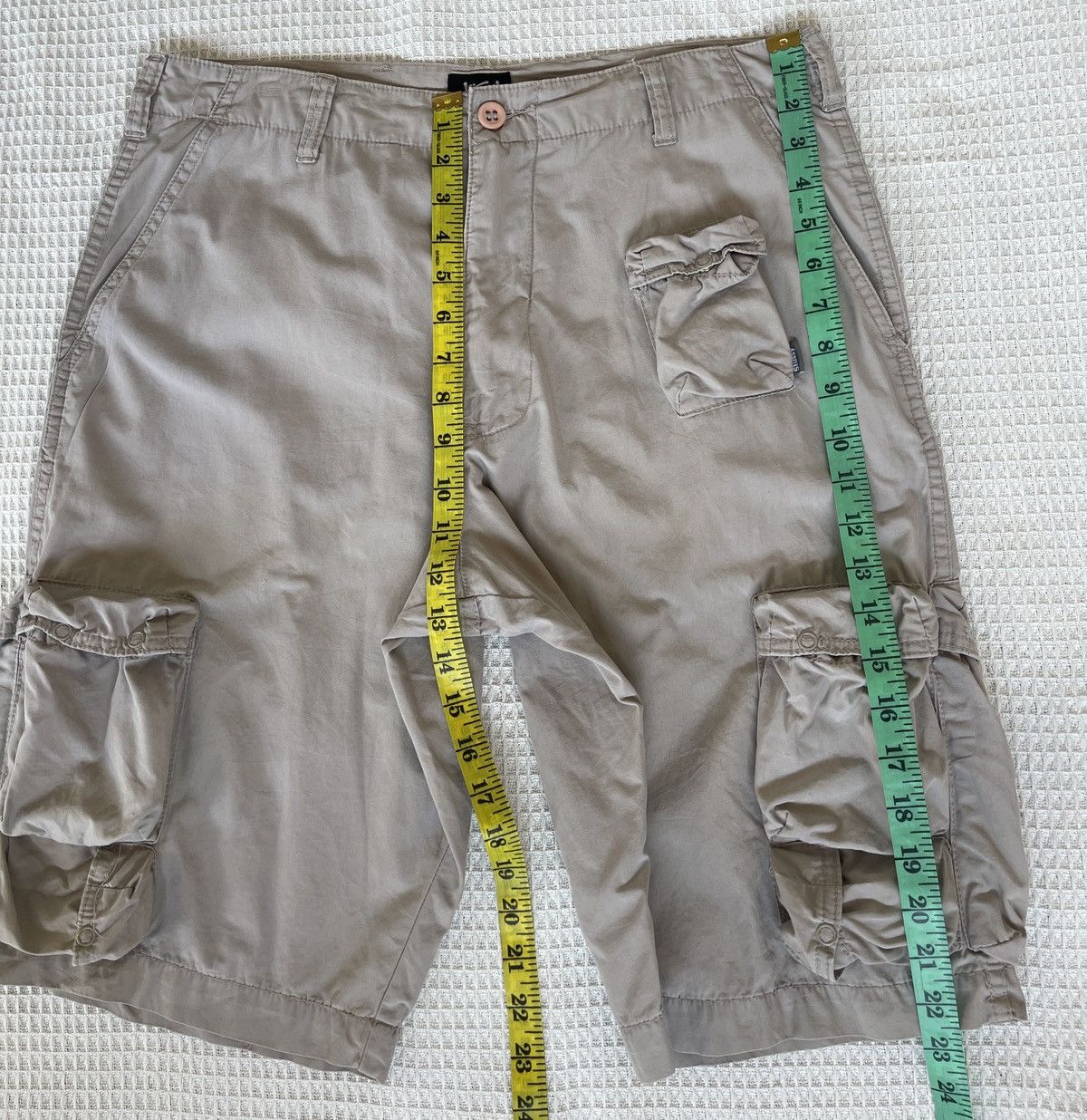 Stussy Vintage 90s 🔥STUSSY🔥3D Pocket Cargo Short Pants Size US 34 / EU 50 - 3 Thumbnail