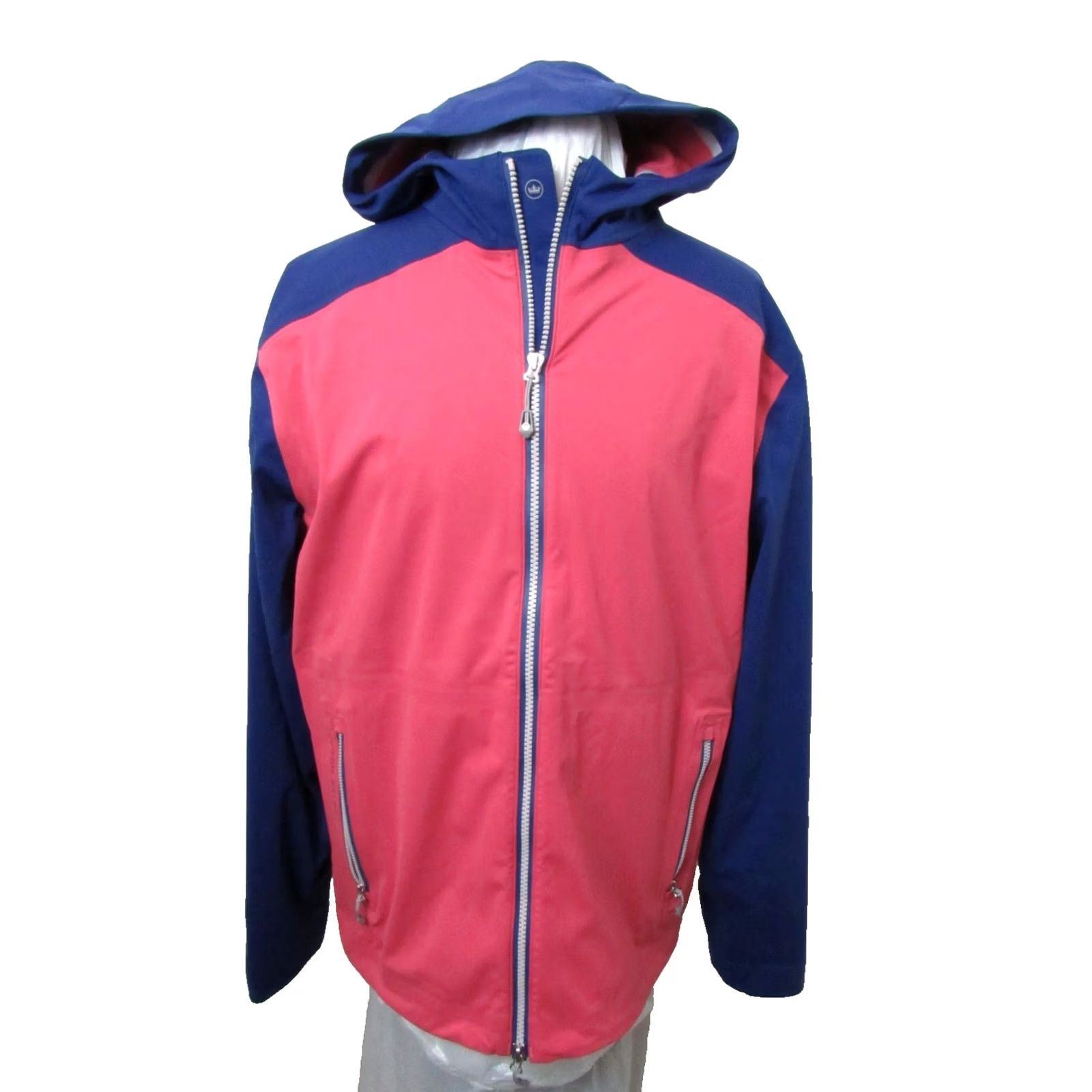 Peter Millar PETER MILLAR Hyperlight 3L Link Hooded Jacket Cape Red NWT Mens M Size US M / EU 48-50 / 2 - 2 Thumbnail