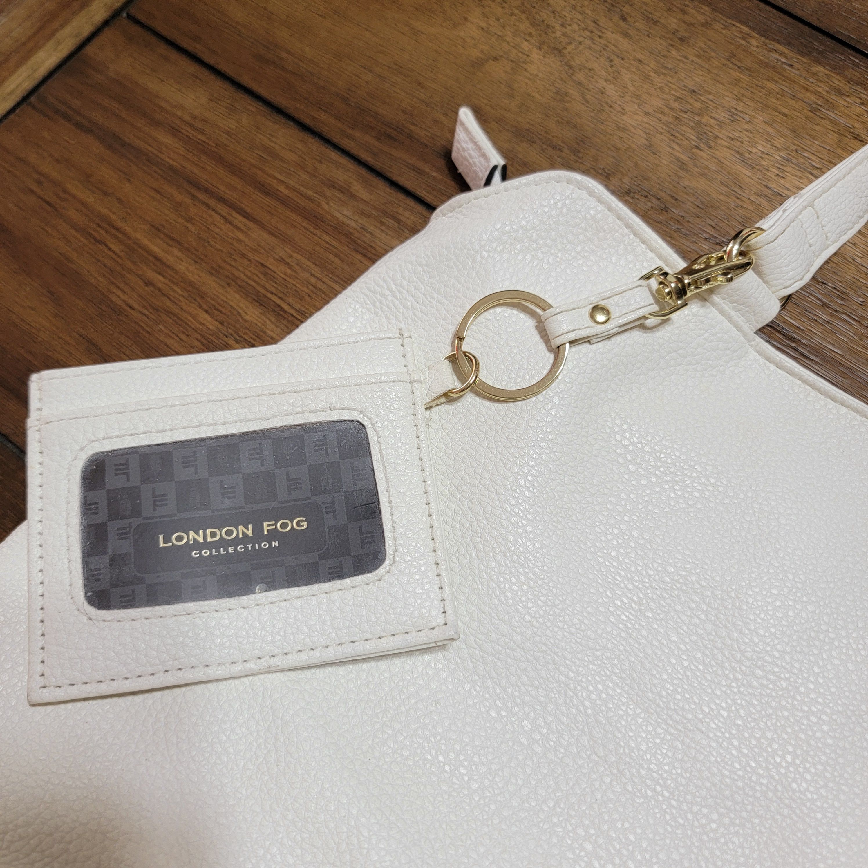 London Fog London Fog Collection Large White Shoulder Bag / Purse Size ONE SIZE - 5 Thumbnail