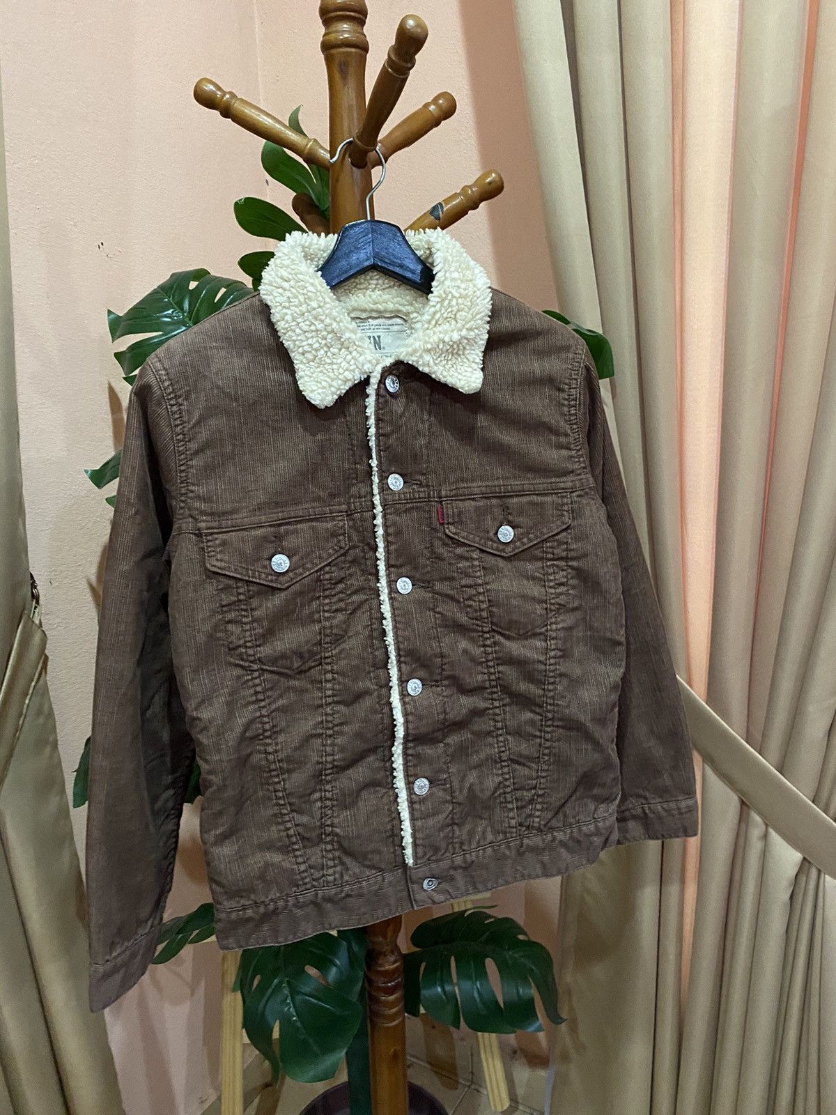 Edwin VINTAGE EDWIN SHERPA LINING CORDUROY TRUCKER JACKET Size L / US 10 / IT 46 - 4 Thumbnail