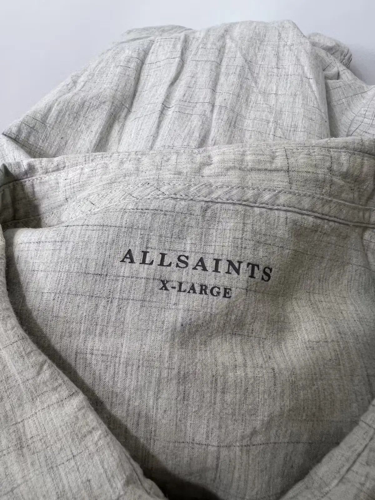 Allsaints × Designer × Japanese Brand All Saints Colton LS Shirt Size US XL / EU 56 / 4 - 3 Thumbnail