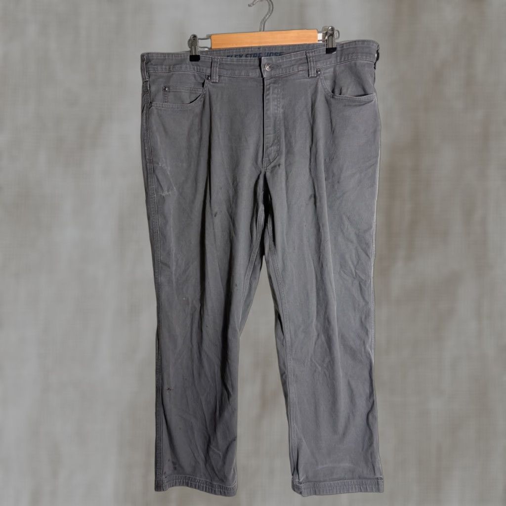 Olive Duluth Flex Fire Hose Pants Olive Green Mens 40x30 Stains Size US 40 / EU 56 - 1 Thumbnail