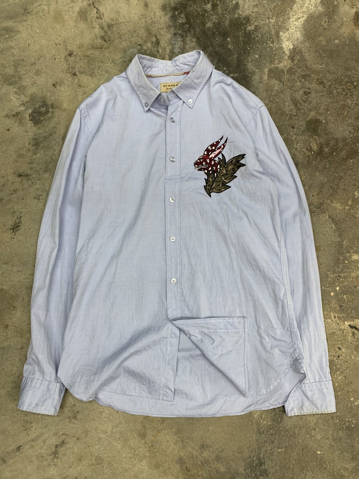 Burberry × Designer × Vintage Burberry london england shirts embroidered Size US M / EU 48-50 / 2 - 10 Thumbnail