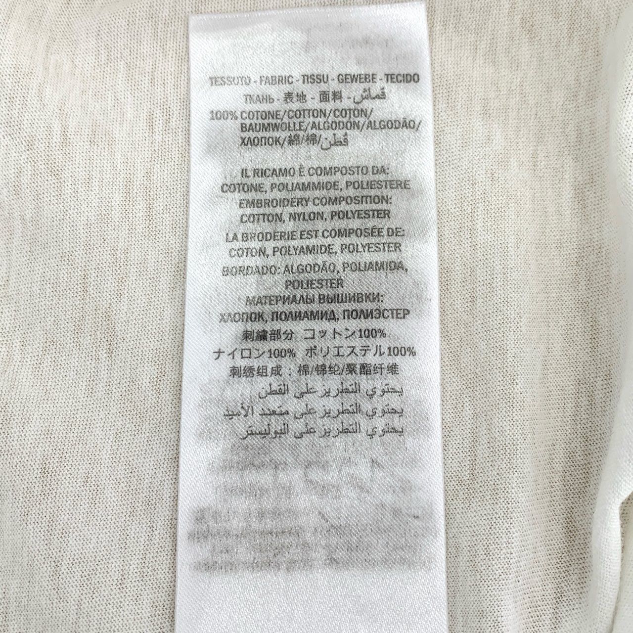 Gucci Gucci Floral Logo Print White Cotton T-Shirt (Size XS) Size XS / US 0-2 / IT 36-38 - 3 Thumbnail