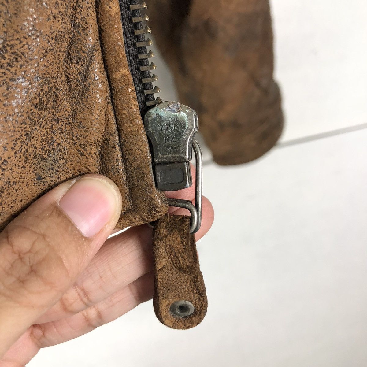 Japanese Brand 🔥Vintage Aviators Leather Jacket Crackers Mode Avant Garde Size US L / EU 52-54 / 3 - 17 Thumbnail
