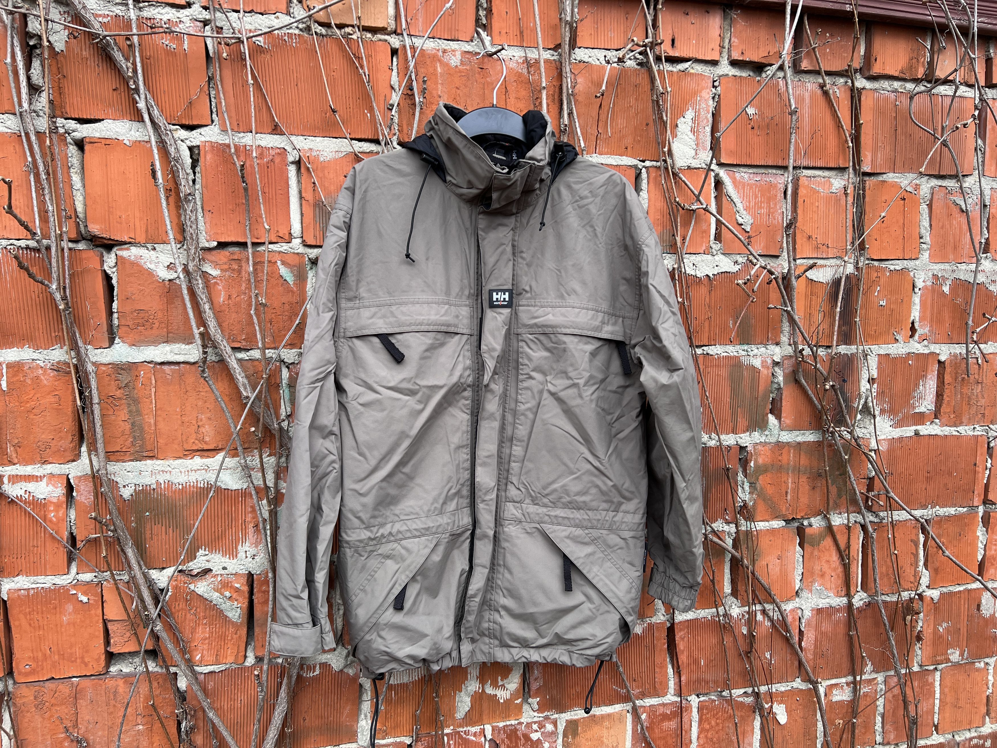 Helly Hansen × Vintage 💲RARE💲 Helly Hansen Vintage Work Wear Parka Jacket Small Size US S / EU 44-46 / 1 - 2 Thumbnail
