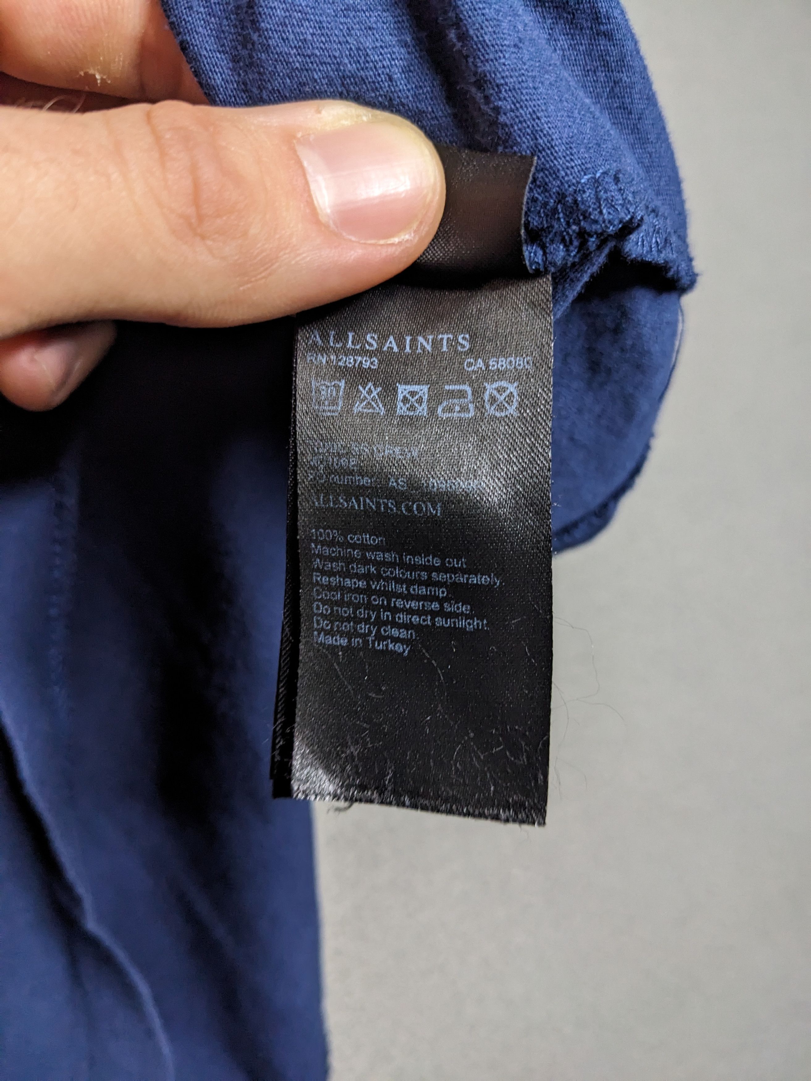 Allsaints AllSaints Tonic Shirt Short Sleeve Logo Tee Mens Small Skull Size US S / EU 44-46 / 1 - 6 Thumbnail