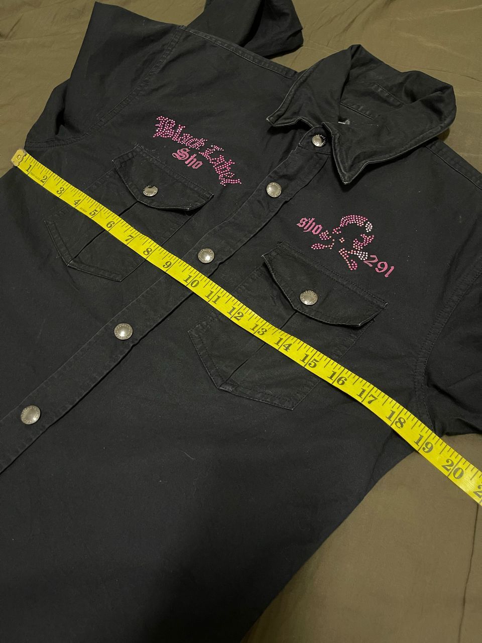 Hysteric Glamour Bernings Sho Skull Studded Button Up Shirt Size US M / EU 48-50 / 2 - 10 Thumbnail