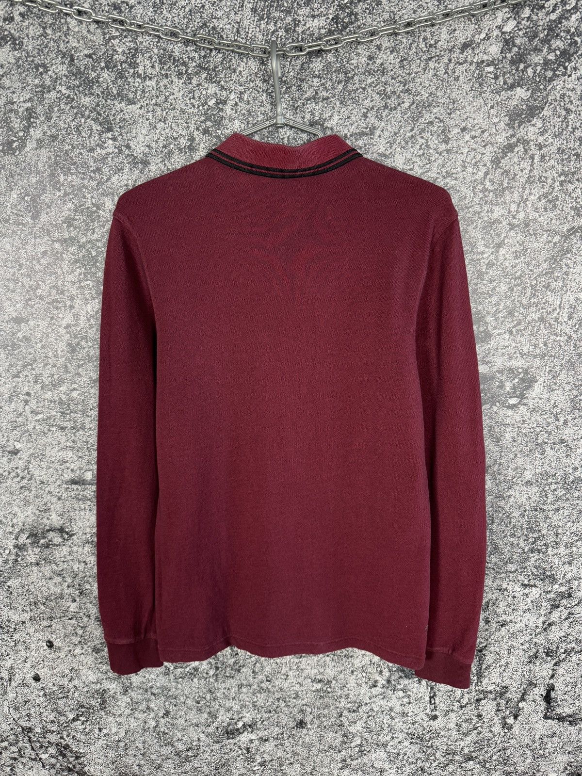 Fred Perry Fred Perry Long Sleeve Cotton Polo Shirt Streetwear Size M Size US M / EU 48-50 / 2 - 9 Thumbnail