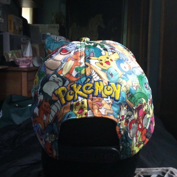 Pokemon Pokemon Catch 'Em All Snap Back Hat Cap Size ONE SIZE - 4 Thumbnail