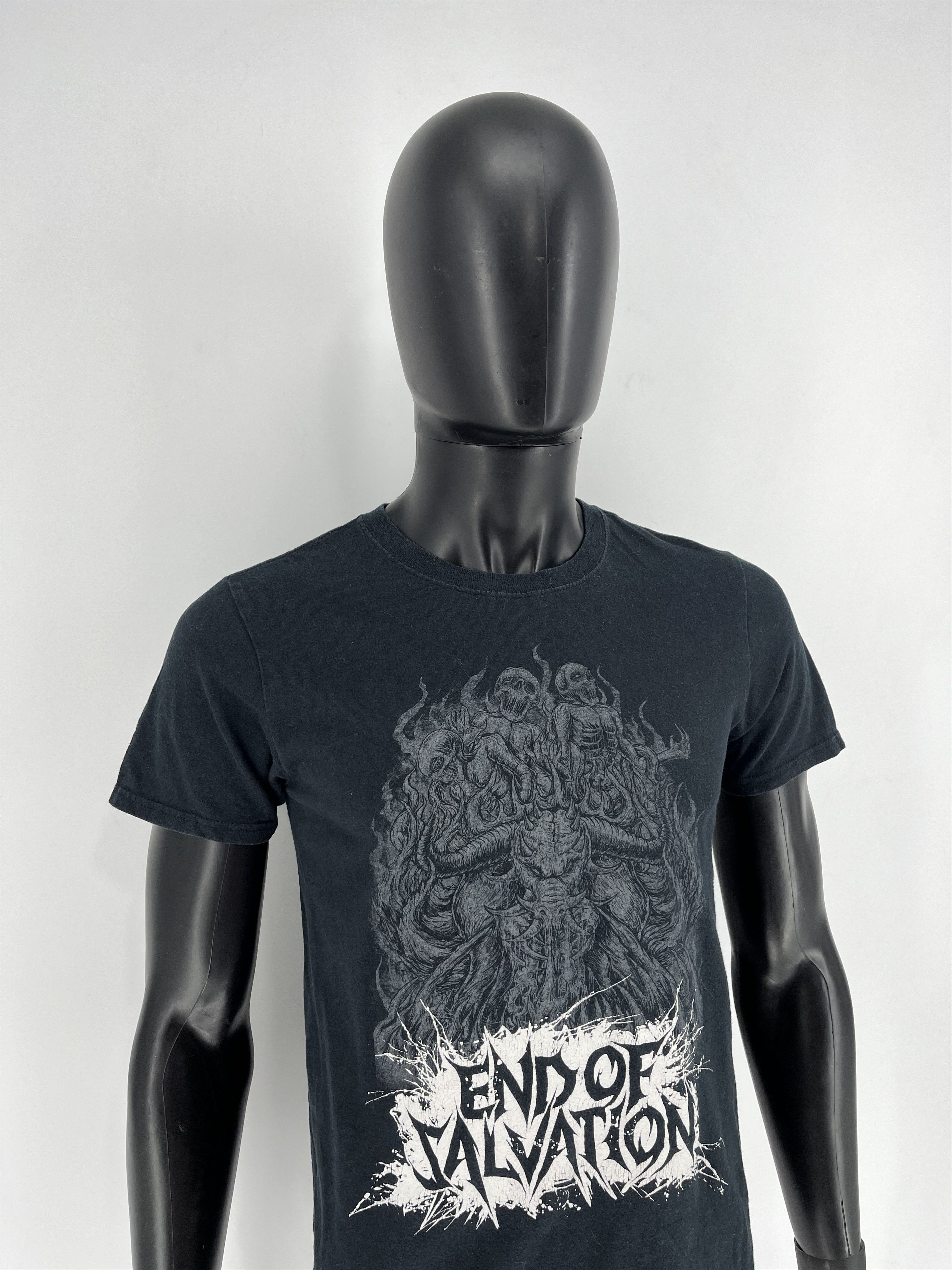 Band Tees × Vintage Vintage Y2k Washed AvantGarde Tribal Tee END OF SALVATION Size US S / EU 44-46 / 1 - 3 Thumbnail