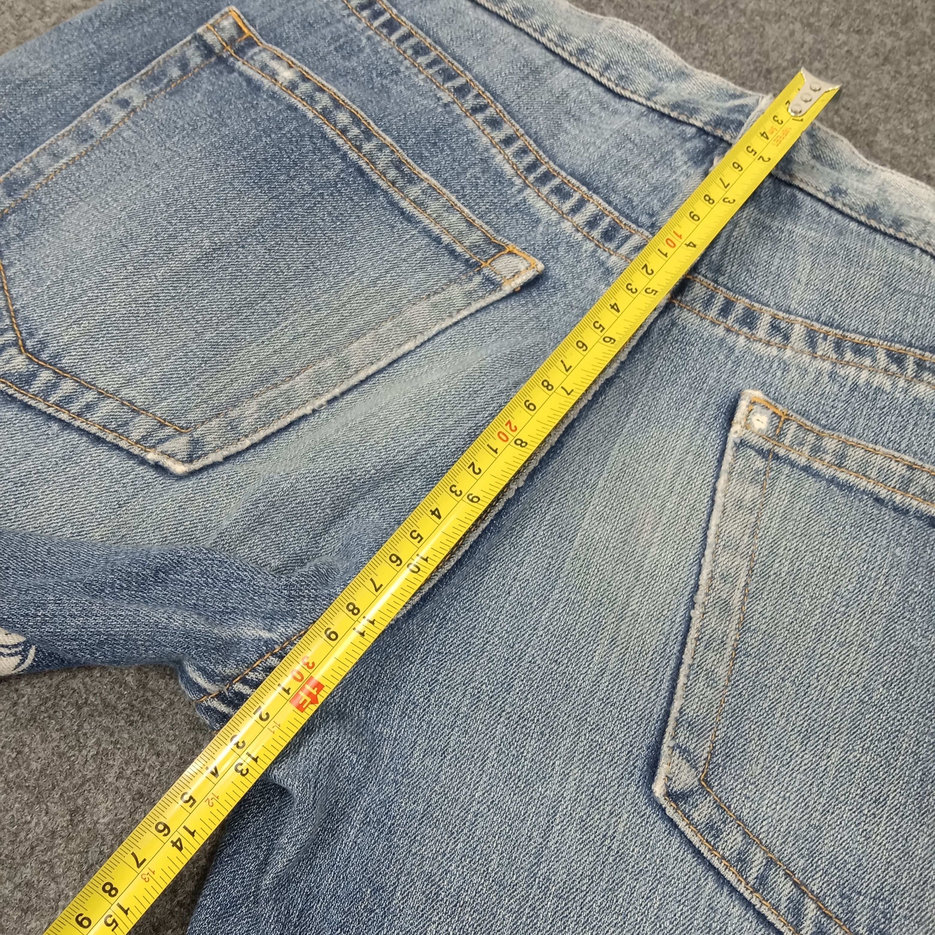 Japanese Brand Embroidery Art Japan skulls Baggy Denim Jeans C252N24 Size US 36 / EU 52 - 10 Thumbnail